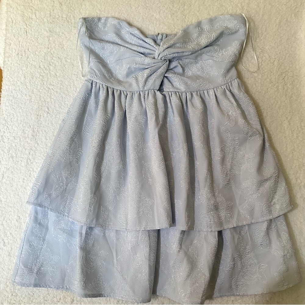 Alter’d State Mena Mini Dress Powder Blue